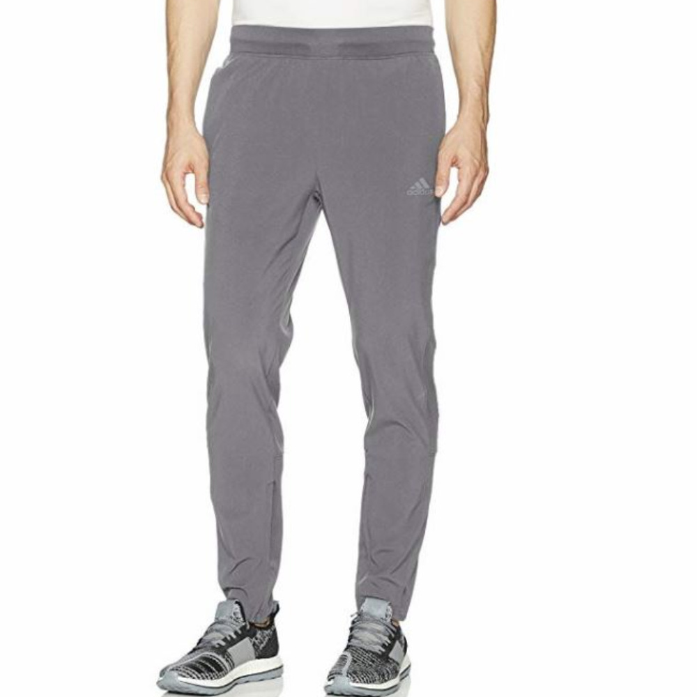 adidas Slim Woven/Knit Active Pant Zipper Legs NWT